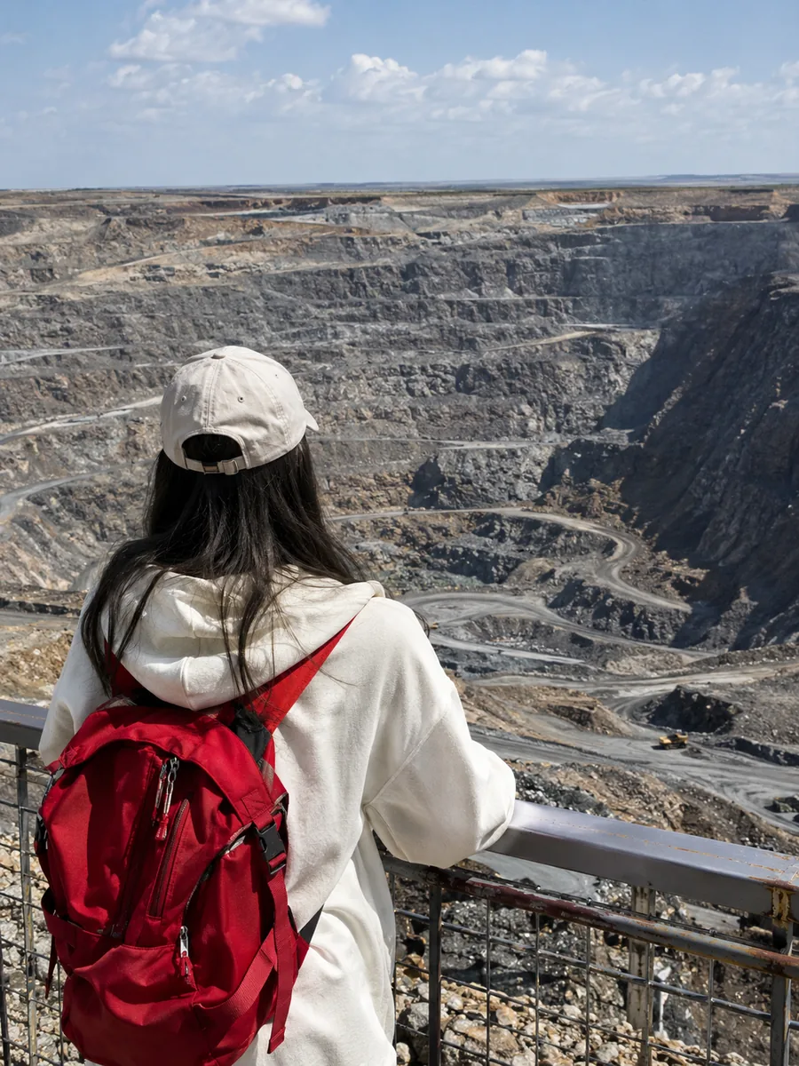 Vue de la mine de diamants Cullinan